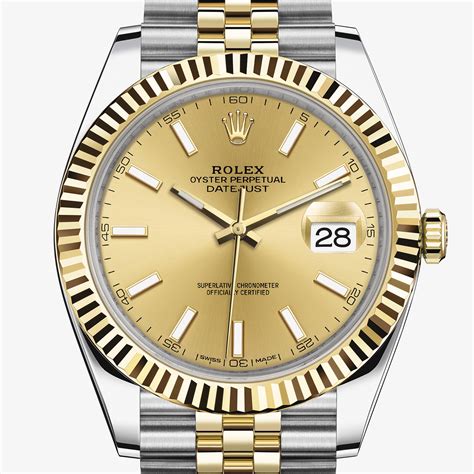 Orologio Rolex Datejust 41 in acciaio Oystersteel e oro giallo 